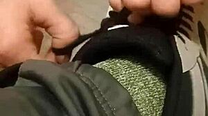 my friend totally trashes my sneakers for fun