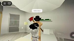 Femboy invites for rough sex in brookhaven room