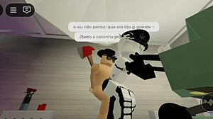 Femboy invites for rough sex in brookhaven room