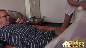 blonde milf's private household helper unleashes passion