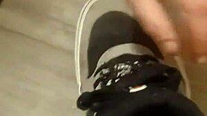 my friend totally trashes my sneakers for fun