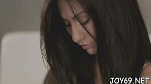 hey this horny teen babe fingers wet pussy with dildo