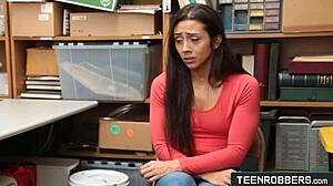 Hard Doggystyle Pounding Cute Shy Teen Shoplifter Lilly Hall POV