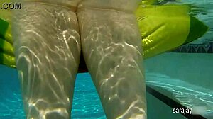 i'm oily cougar sara jay sunbathing my curves glistening hot