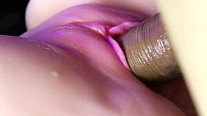 Oiled Latina Fuck Doll Takes Creampie Deep in Her Squelching Pink Pussy Close-Up