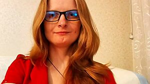 Mystepmom fingers shaved pussy with apple carrot squirts in glass