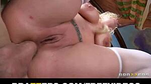 britney amber craves white lace stockings during intense fetish pounding