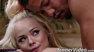 stepmom spots stepson stroking monster cock and joins for facial finish