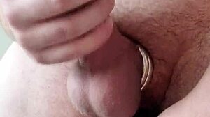 hey rockymontana strokes monster cock solo cums huge with domi toy