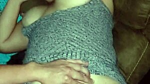 Wife's Moaning Creampie Orgasm Fills Her Deep!