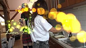 Tight ass wedgie lingerie backstage tease