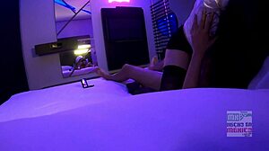 cuckold secretary rides huge cock while hubby watches part 3