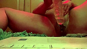 Horny sexy milf pounds dildo craving thick cock deep