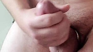 hey rockymontana strokes monster cock solo cums huge with domi toy