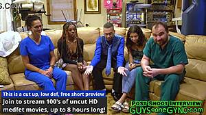 Nurse Angel Humiliates Patient with Anal Fingering