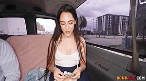 shy selena ivy rides and takes doggystyle pounding hard