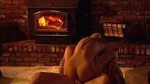 blonde milf carmen luvana's shaved pussy rides cock deepthroat anal gape