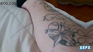 naughty babe slurps monster cock till she gags hard