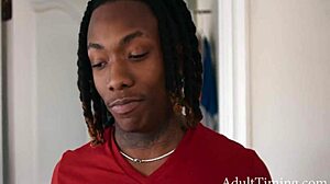 Desperate lesbians tricked by cunning dude