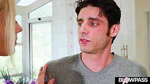 Hot Milf Sucks Stepson Cock Past Husband!