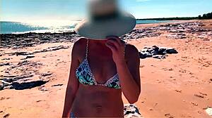 oh wifey, your beach tit flash has me craving more exposure