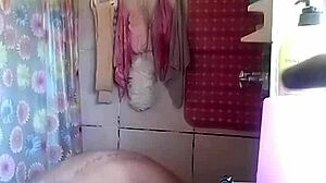 spied on friend's busty milf masturbating wildly