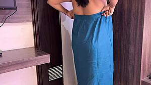 my hot desi wife in nurse costume takes tight pussy pounding from indian husband