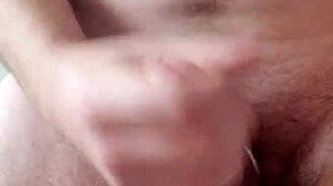 hey rockymontana strokes monster cock solo cums huge with domi toy