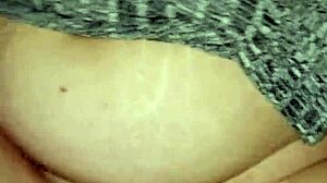 Wife's Moaning Creampie Orgasm Fills Her Deep!