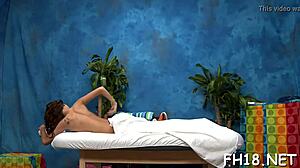 Super Hot Teen Nuru Massage Turns Into Rough Oiled Fuck