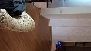 spy cam catches couple fucking in living room