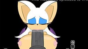 Rouge Interrupts Shadow For Massive Cock Sucking Scene