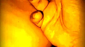 Neighbor fingers my pussy deep while husband works long shifts