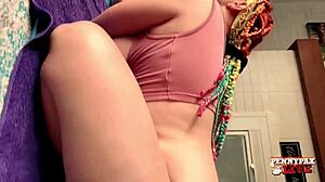 i love flaunting my big ass in nude yoga penny pax