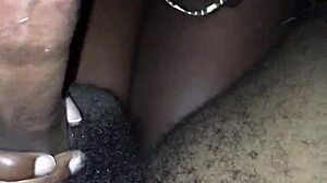 young black teen gags on sloppy deepthroat spitfest