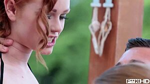 Husband Shares Wife Ella Hughes and Lesbian Angel Blade in Steamy Spa Threesome