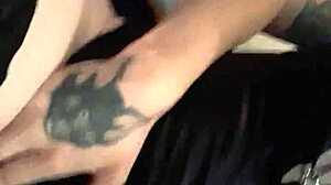 Sexy Skinny Latina Smokes in Lingerie First Time