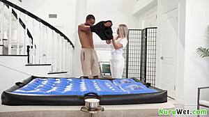 Sexy Blonde Andi Avalon Big Boobs Nuru Wet Massage