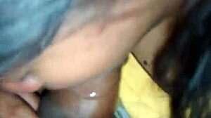 Peruvian teen gives special deep cum suck