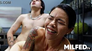 Hot Stepmom Seduction Helps Horny Stepson Cum