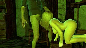 hot blonde sucks off grey old man's cock roughly