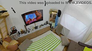 this hungarian redhead bbw masseuse takes deep cock backstage hard