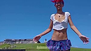 Braless Nip Slips Upskirts Barefoot!