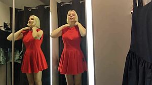 Transparent See-Through Try On Haul Mall Public Flashing