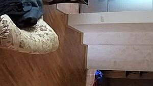 spy cam catches couple fucking in living room