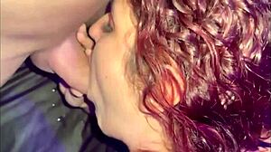 Latina wife blows big cocks outdoors while cuckold husband watches humiliated