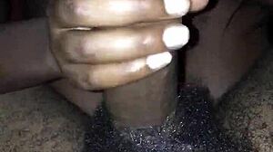 young black teen gags on sloppy deepthroat spitfest