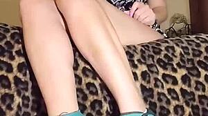 Worship My MistressK's Sweaty Socks And Bare Feet Now