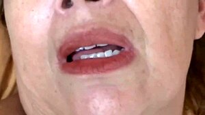 Stepmom's Big Hairy Pussy Makes Me Stroke Cock While She Moans!