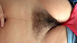 Stepmom's Big Hairy Pussy Makes Me Stroke Cock While She Moans!